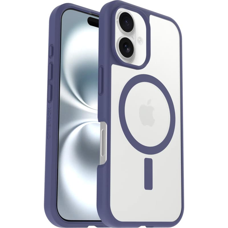 Otterbox Coque React Series MagSafe pour iPhone 16, Antichoc, Anti-Chute, Ultra-Mince, Protection Fine, testé Selon Les Normes M