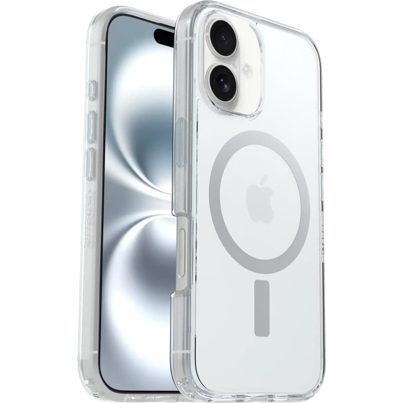 Otterbox Coque Symmetry Series Clear MagSafe pour iPhone 16 Pro, Antichoc, Anti-Chute, Fine, supporte 3X Plus de Chutes Que la N