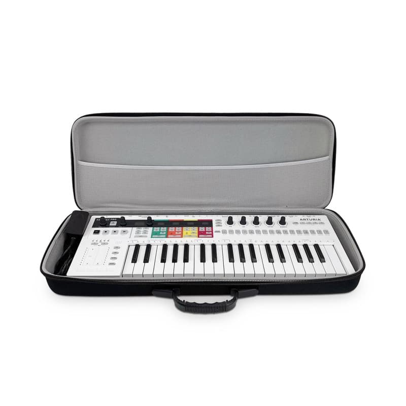 Analog Cases Pulse Case pour Arturia KeyStep Pro ou synthétiseurs comparables (étui de Transport en EVA/Nylon moulé Durable, poi