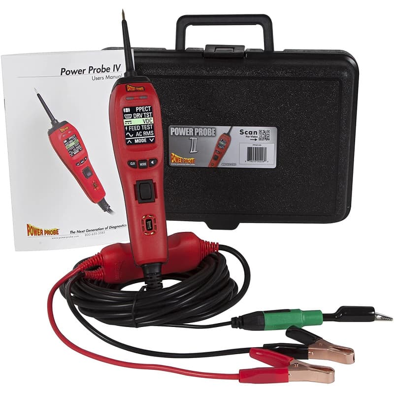 Power Probe IV Testeur avancé de Circuits et de Diagnostics Électriques pour Véhicules - Test d'Injecteurs, Tension RMS AC/DC, C