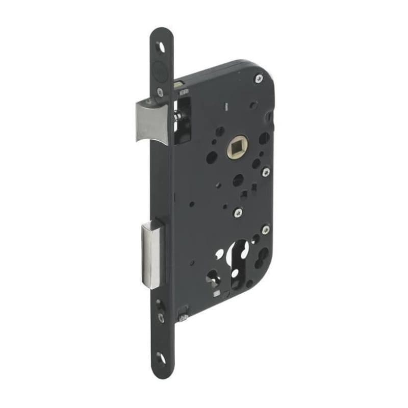 Serrure a encastrer trou de cylindre - YALE - Y60R-A40/N - Axe 40mm - Coffre 148mm - Porte d'entrée, locaux sensibles - Noir