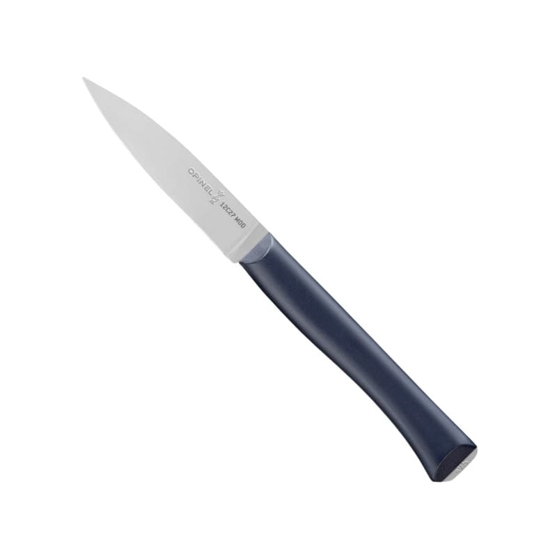 Opinel - N°225 Couteau d'Office Intempora - pour Trancher, Éplucher, Émincer, Peler - Lame Inox Rigide - Manche Polyoxyméthylène
