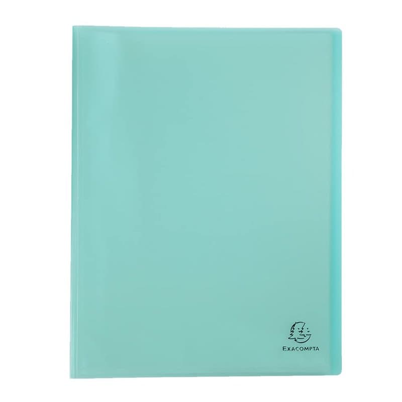 Protège-documents A4 EXACOMPTA Chromaline Pastel 80 vues - 40 pochettes Vert