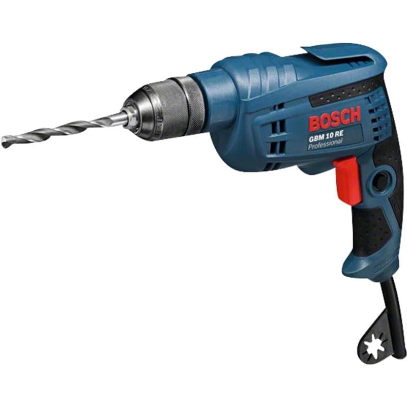 Bosch Professional perceuse GBM 10 RE (600 W, mandrin de serrage rapide 1-10 mm, dans boîte carton)