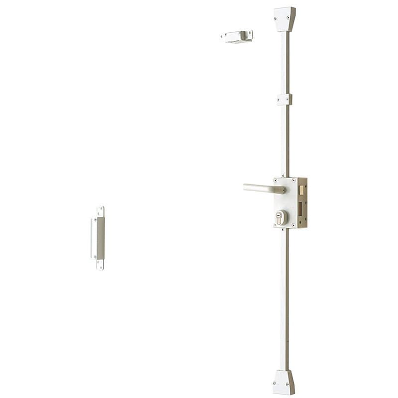 BRICARD 74622 Série 74 Serrure Verticale Multipoints 3 Points, Blanc (Tirant Gauche)