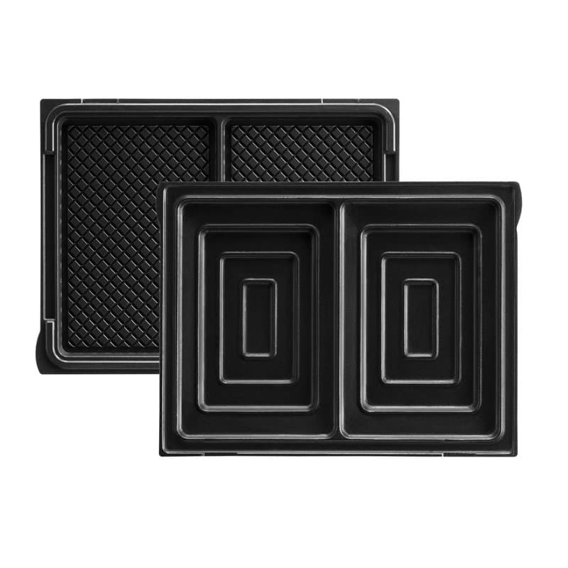 Lagrange 020422 Jeu de Plaque pour Gaufier Aluminium 150 x 100 mm, Aluminum
