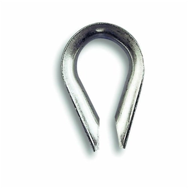 Chapuis CSI8 2 Cosse-cœur acier inoxydable pour Câble D 8 mm
