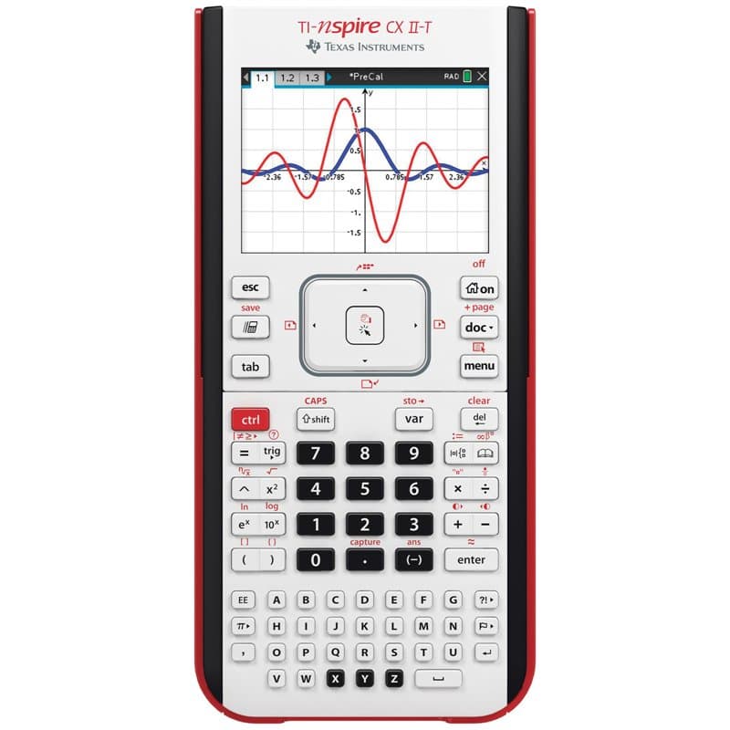 Texas Instruments TI-NSPIRE CX II-T - Calculatrice Graphique numérique Couleur