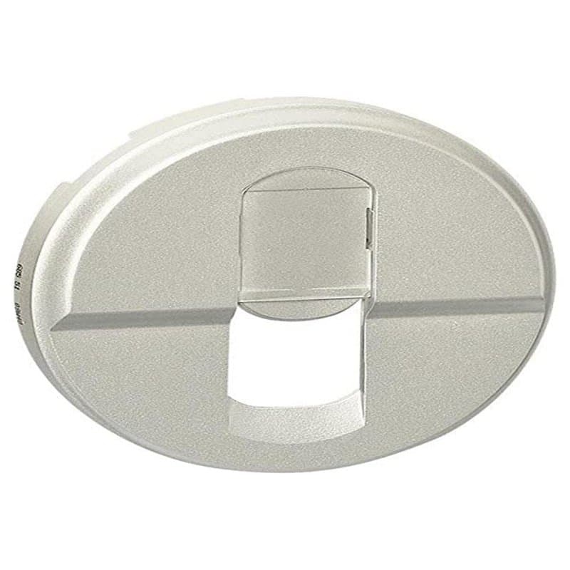 Legrand 068551 Enjoliveur Céliane pour Prise RJ45, Finition Titane, 1 Unité