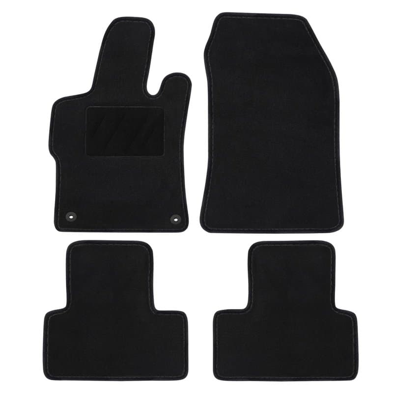 DBS - Tapis de Voiture - sur Mesure pour 308 (dès 2021) - avec Clips de Fixation - Tapis de Sol antidérapant pour Automobile - 4