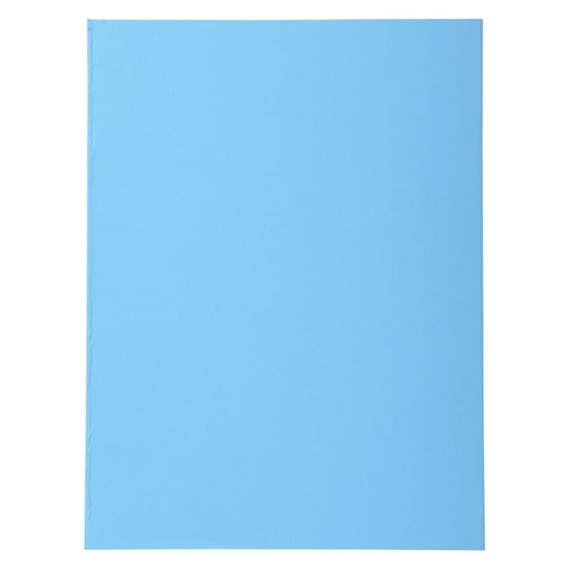 Exacompta - Réf. 410010E - Paquet de 100 chemises rigides Forever® 220 g/m2 - chemises 100% recyclées et certifiées Ange Bleu -