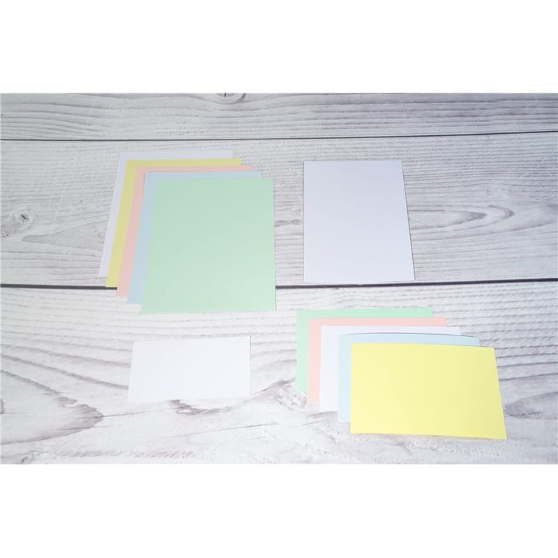 Exacompta - Réf. 3308B - Paquet de 100 fiches bristol unies non perforées - sous film - compatibles avec imprimante jet d'encre,
