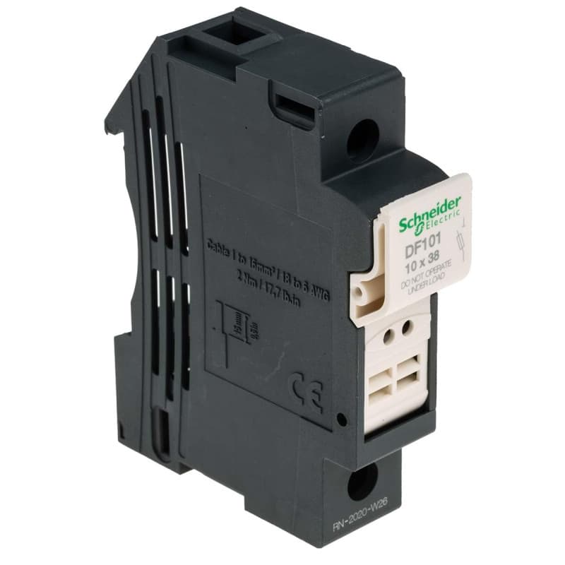 Schneider Electric - TeSys - porte-fusible - 1P - 32A - pour fusible 10x38mm - DF101