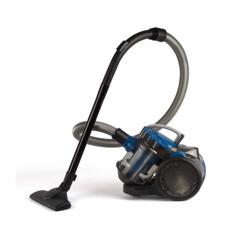 Aspirateur Multi-cyclonique sans sac - LIVOO DOH105B - 700 W - 2 L - 78 dB - Filtre lavable - Embout 2 en 1 - Bleu / Gris