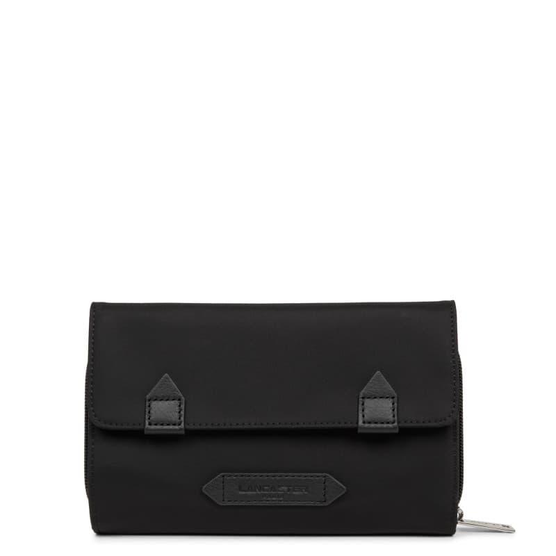 Lancaster Basic Sport, Accessoire de Voyage - Portefeuille Adultes Unisexes, Noir,