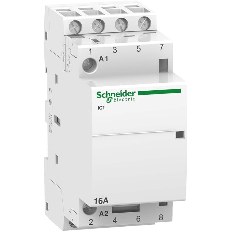 Schneider Electric - Acti9, iCT contacteur 16A 4NO 230...240VCA 50Hz - A9C22814