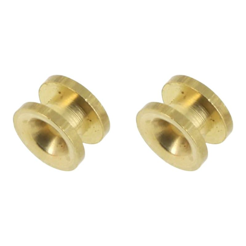 cyclingcolors 2x Passe fil tête débroussailleuse diamètre 4 mm 11 mm hauteur 9 mm Jardin Parc Entretien Œillet laiton, tête 2 fi