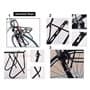 GROHE Even Plaque de Commande, Double Touche Interrompable, Economie d'Eau, Montage Horizontal ou Vertical, ABS, Glossy Black, 3
