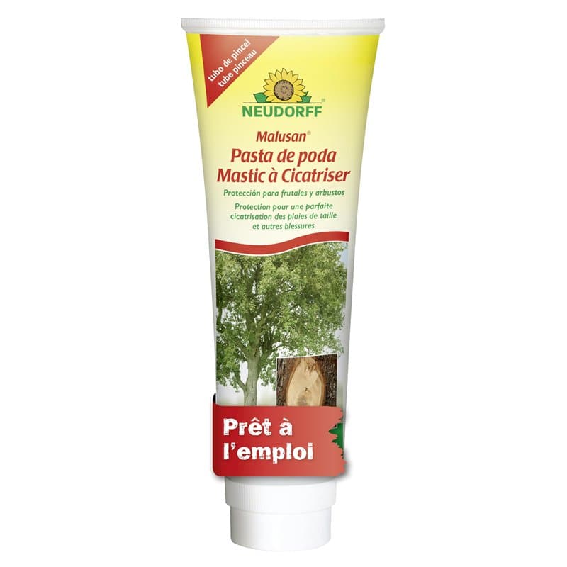 Neudorff Mastic à Cicatriser Tube à Pinceau, 275 ml - Baume Curatif Arbre Fruitier, Protection des Arbres, entretien des Arbres