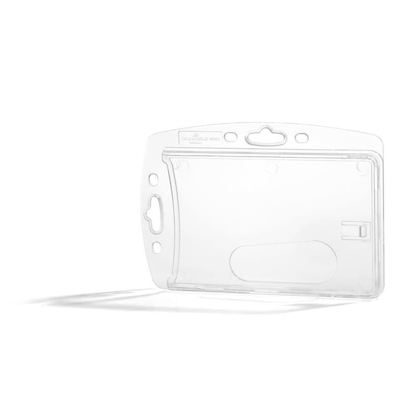 Durable - Porte-Badge Rigide Transparent pour 1 Carte de Sécurité - Dimensions Intérieures : 54 x 85 mm - 1 Unité 895519