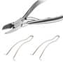 NOVUS TOOLS Agrafes en fil fin 8 mm de type 53, 1800 pièces, agrafes galvanisée pour tissus, cuir, capitonnage ou moquettes