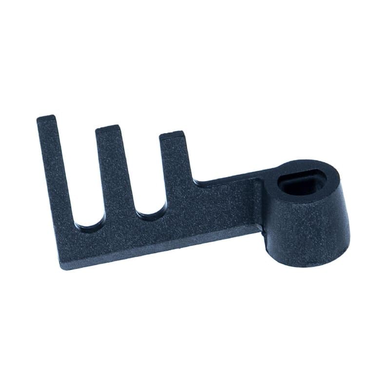 vhbw Crochet pétrisseur compatible avec Panasonic SD206, SD250, SD2500 machine à pain - Pale à trident, 6,7 x 4,2 cm, aluminium,
