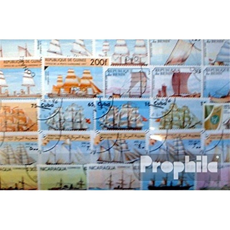 Motives 300 Divers Navires et Bateaux Timbres (Timbres pour Les collectionneurs) Navigation/navires