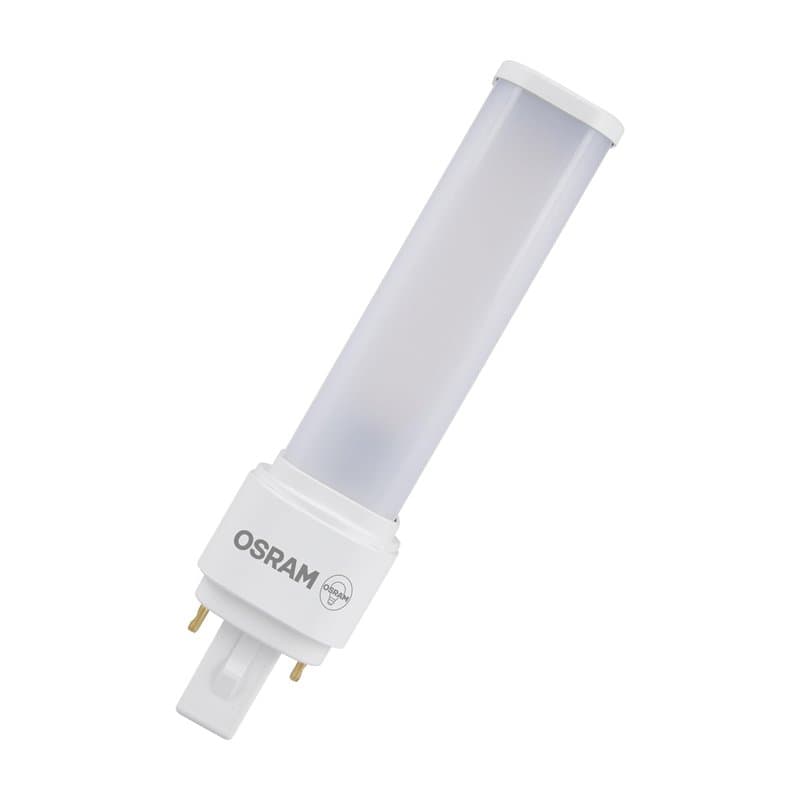 OSRAM Lampe LED DULUX à culot à broches G24d 6 W 660 lm 6 500 K de remplacement pour lampe fluorescente compacte KVG rotative ju