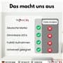 tomzz Audio 2408-002 Cache-Radio Compatible avec Citroen Nemo Fiat Qubo Fiorino Peugeot Bipper Noir