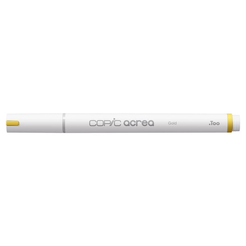 COPIC acrea 005, Or, Marqueur peinture à encre à base d'eau et de pigments, épaisseur de trait 0,8-1,2 mm