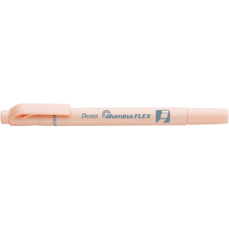Pentel SLW11P-FE Illumina Flex Pastel Highlighter Double Tip Highlighting, Soulignant, Highlighting & Accenting Slim Pen Shape O