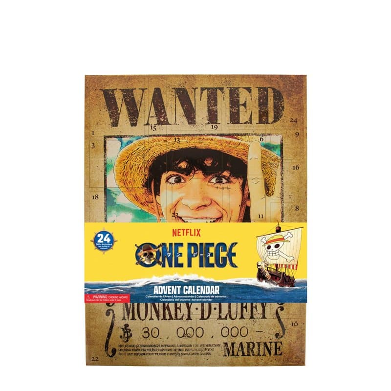 CINEREPLICAS - Calendrier de l'Avent One Piece 2025 - Licence officielle