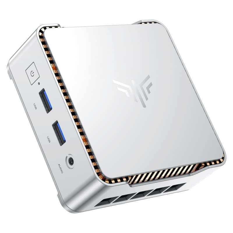 NiPoGi Essenx E2 Mini PC W-11 Pro, Ιntel Alder Lake-N97(jusqu'à 3,60 GHz), 16 Go DDR4 512 Go M.2 SSD Mini Ordinateur de Bureau,