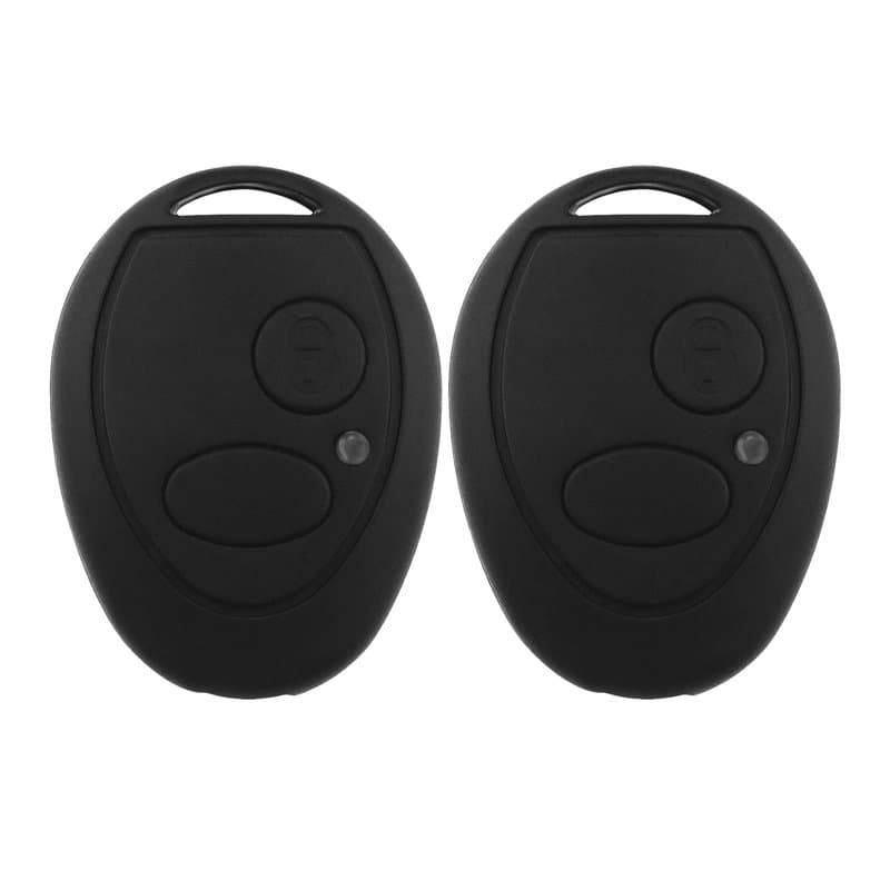 SG Store 2pcs Coque de Clé à Distance de Voiture Compatible avec Discovery 2 TD5 Remplacement 2 Boutons Télécommande Clé Fob Boî