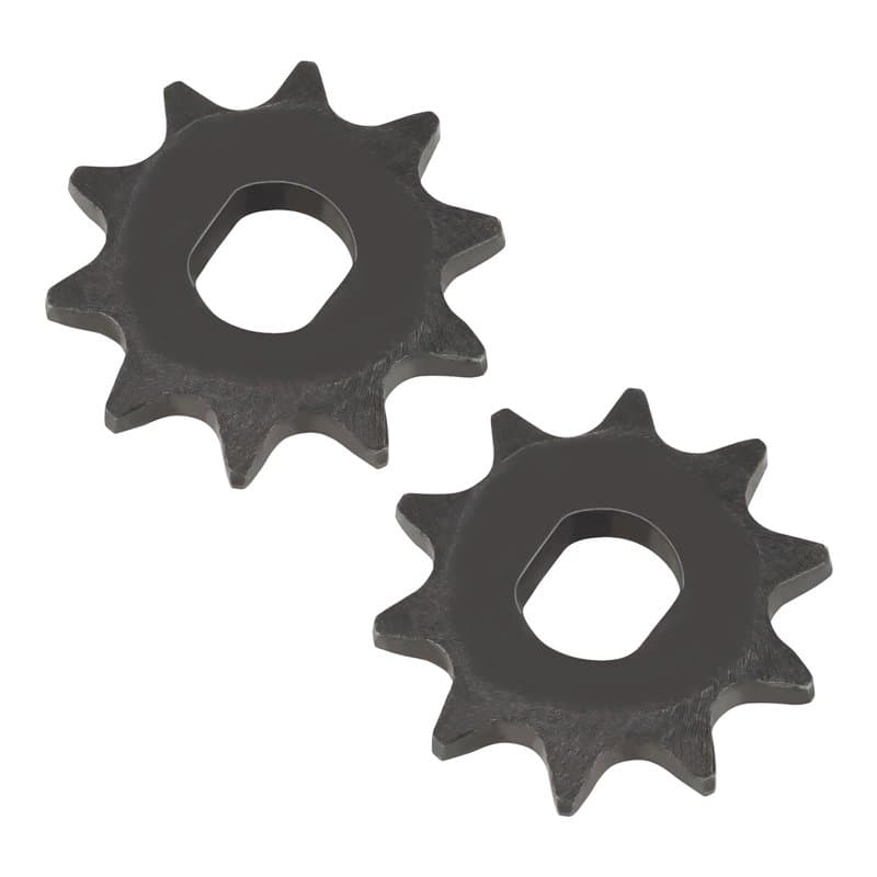 SG Store 2pcs T8F Moteur Pignon Moteur Synchronisation Pignon Moteur 10 Dents Chaîne pour Scooter Électrique Voiture de Tourisme