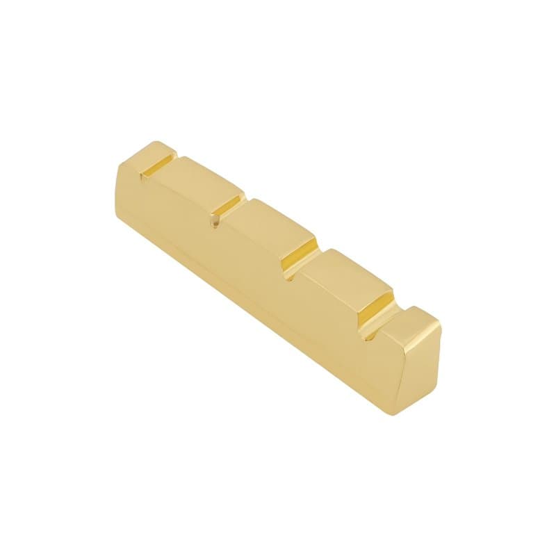 SG Store 1 écrou de Guitare Basse en Laiton à 4 Cordes 43 X 9 X 6 Mm Pré-fendu pour Accessoires de Guitare Basse électrique PB