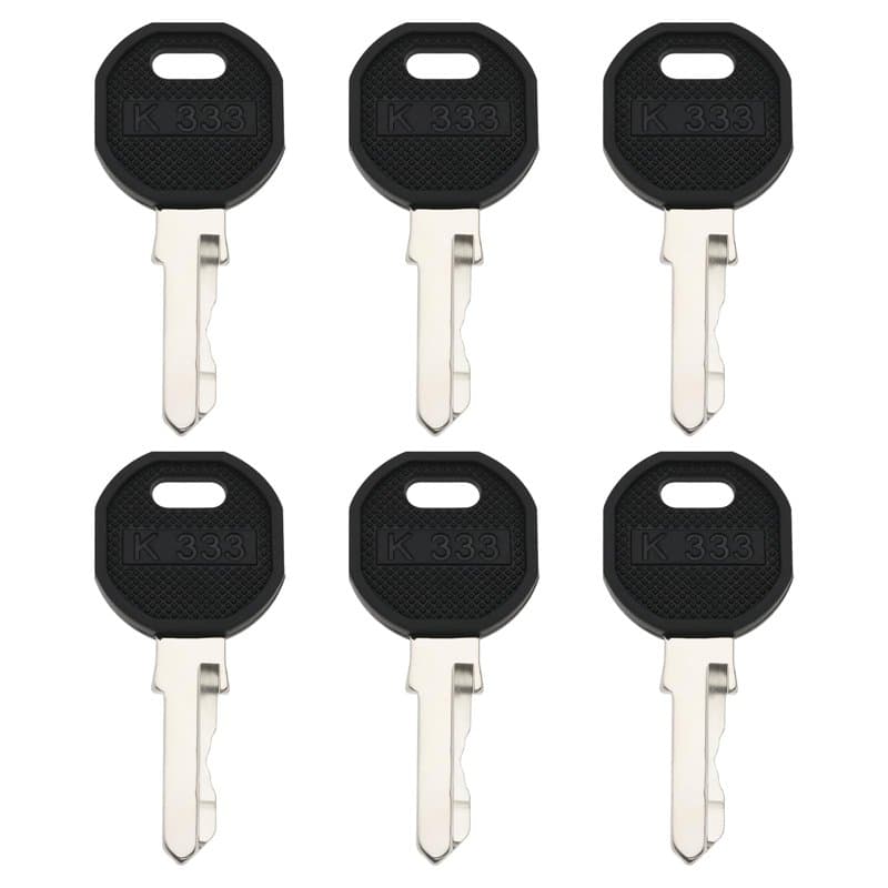 Briny River Lot de 6 Clés de Rechange pour Armoire EK333 333 1108-1-1 1108-U35 Compatible avec EK333 Le Cylindre de Serrure Comp