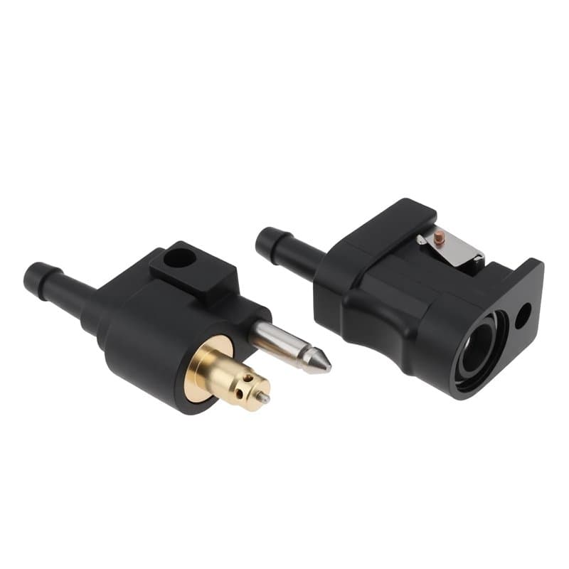 Briny River Raccord Rapide de Conduite de Carburant Mâle Femelle Cannelé 1/4 Po 6 Mm Compatible avec Yamaha Moteurs Hors-Bord