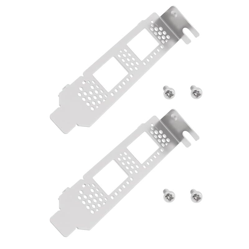Briny River 2 Pièces Support de Carte Réseau Discret Compatible avec Mellanox MCX4121A-ACAT ConnectX-4 LX Ethernet 25 GbE