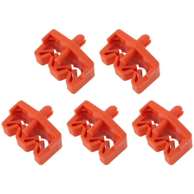 Briny River Lot de 5 Colliers de Serrage pour Câbles de Frein de Voiture 6,6 X 5 X 34 Mm pour Conduites de Frein D'huile Et d'ea