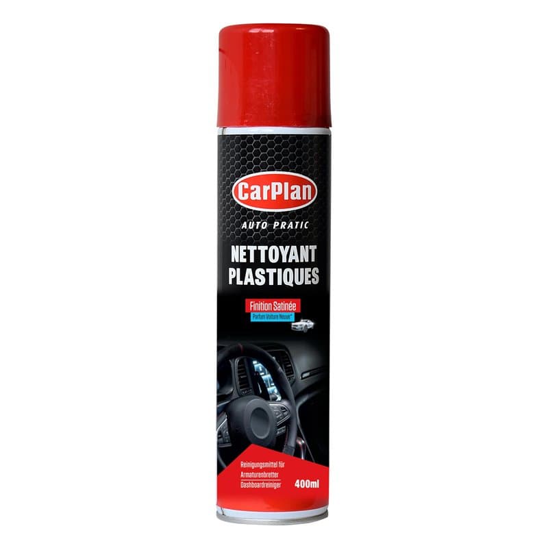 Carplan Auto Pratic Nettoyant Plastiques Odeur de Voiture Neuve, 400 ML