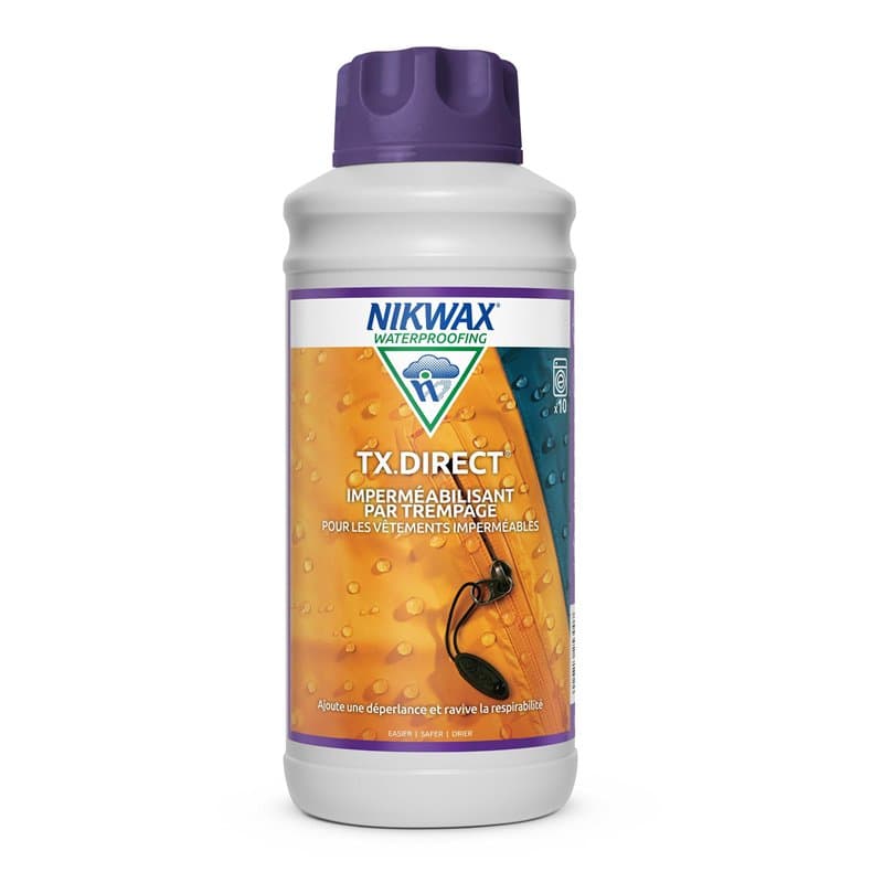 Imperméabilisant Nikwax TX.Direct 1L pour Articles de Plein air | Revitalise la respirabilité et la déperlance | Idéal pour Les