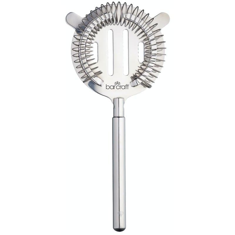 BarCraft Stainless Steel Hawthorne Cocktail Strainer, 9 x 20 cm (3.5'' x 8'')