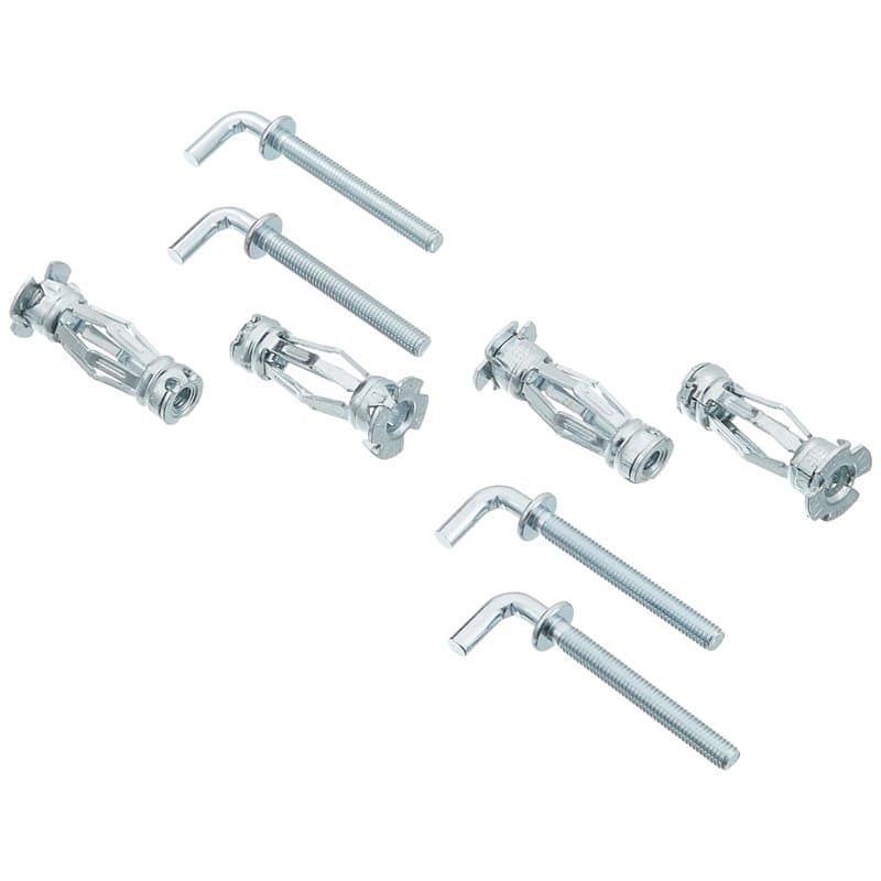 Molly M16205-XJ Chevilles Métal à expansion avec Gond, Gris, Set de 5 pièces
