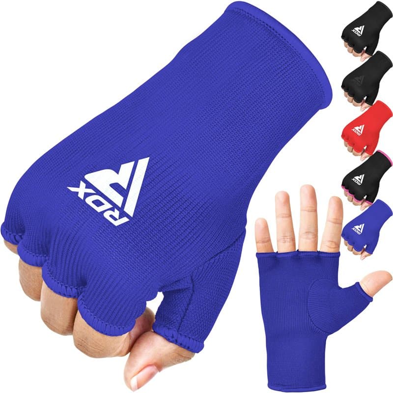 RDX Bandes Boxe sous Gants, Élastiqué Protege Main Sparring Arts Martiaux Protecteur de Poing, Boxing Inner Gloves Hand Wraps, G