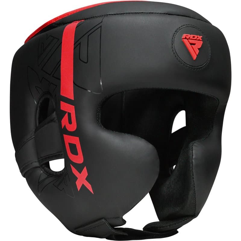 RDX Casque Boxe pour MMA Sparring, D'entraînement, Maya Hide Cuir Kara Head Protection pour Art Martiaux, Muay Thai, Krav Maga,