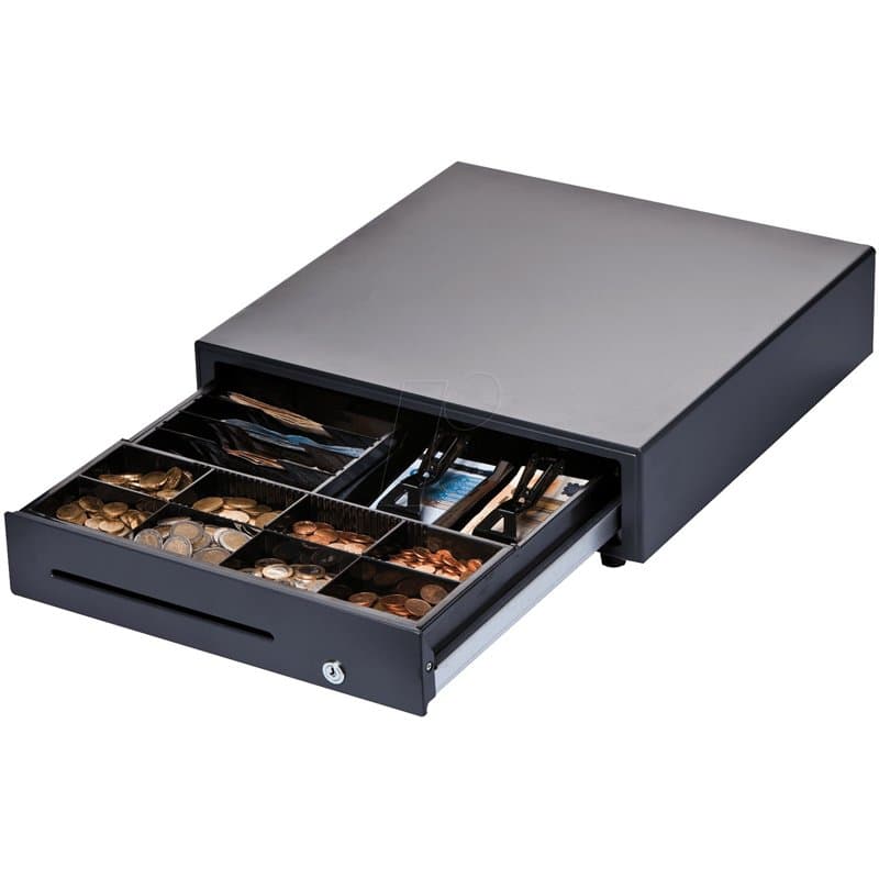Metapace K-1 Gris – Tiroirs de caisse (410 mm, 410 mm, 100 mm, sous la table)