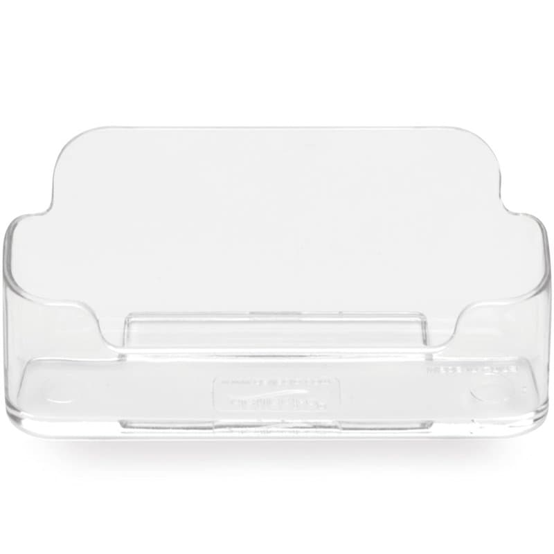 Deflecto Support de carte de visite, pour env. 50 cartes, 96 x 50 x 35 mm, toujours à portée de main & représentatif, support de