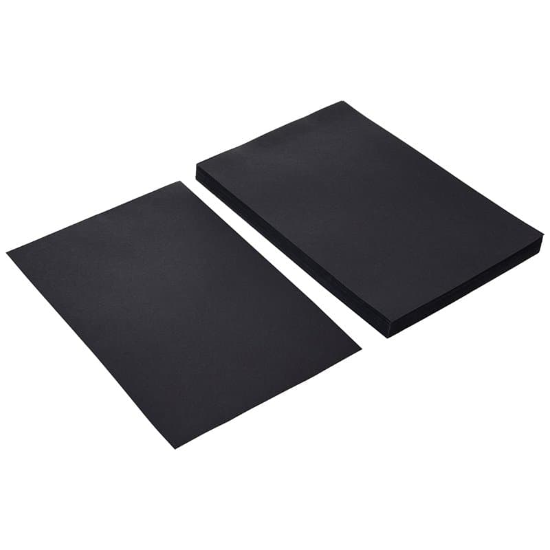 House of Card & Paper Lot de 100 feuilles cartonnées 160 g/m² format A4 noir