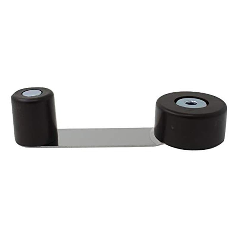 Butoir Butée Bloque-Porte Chromé - Type Pivotant - Monté sur le Sol - Marron - par Lifeswonderful